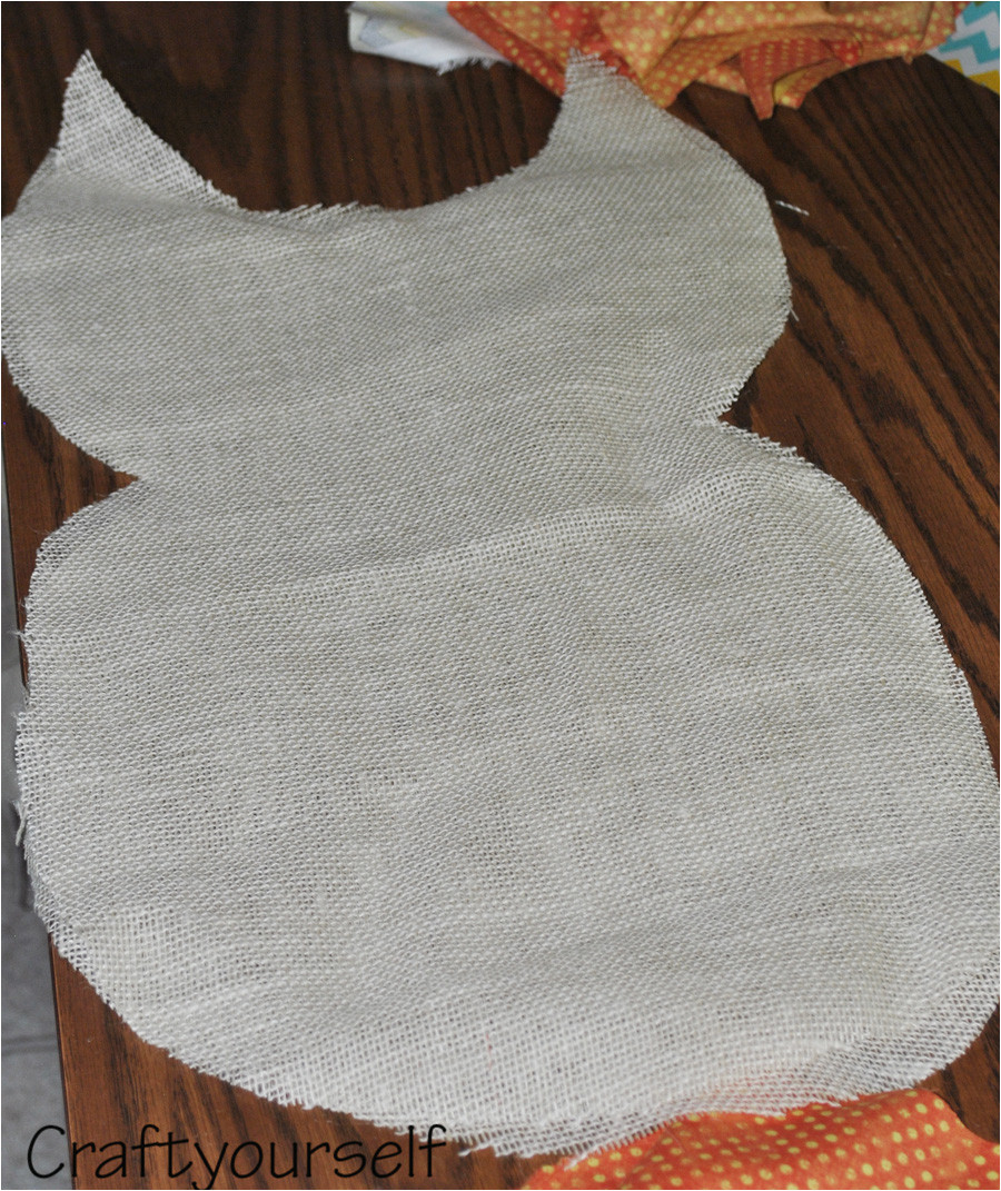 Burlap Door Hanger Templates Burlap Owl Door Hanger Craft