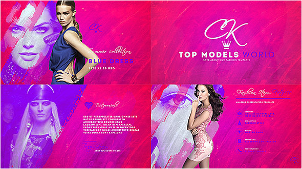 models commercials after effects templates