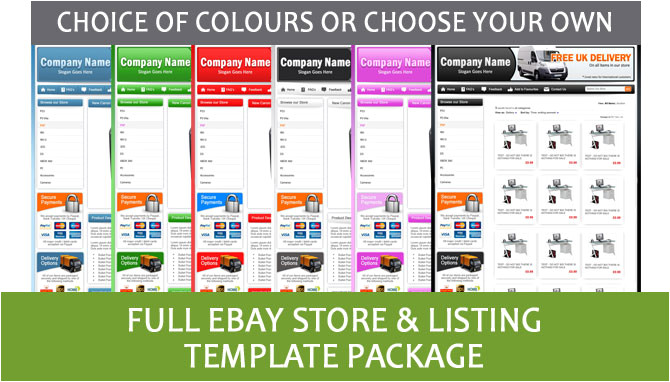 Buy Ebay Store Template Professional Ebay Store Shop and Listing Template