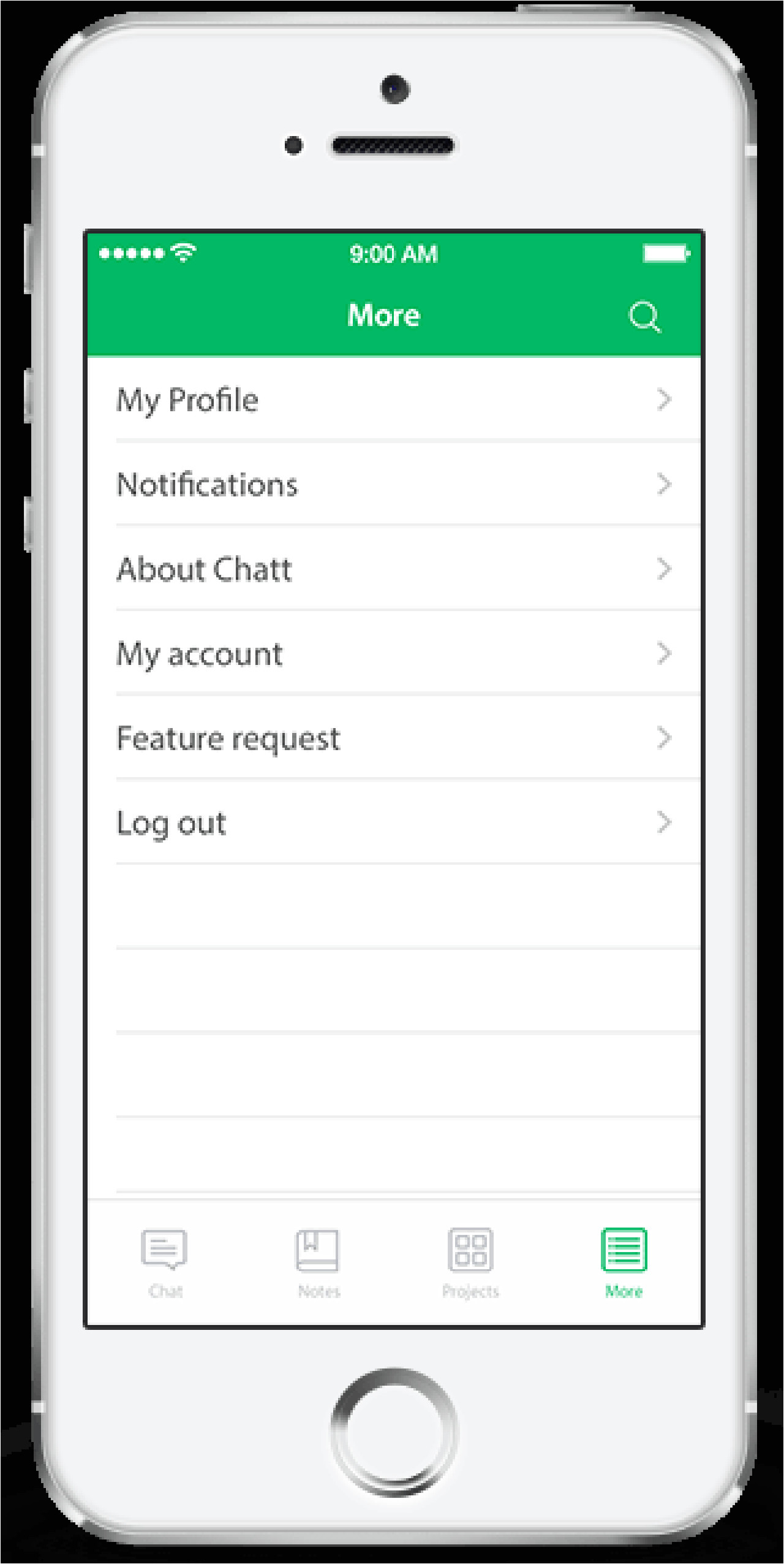 chatt app template in swift 2901