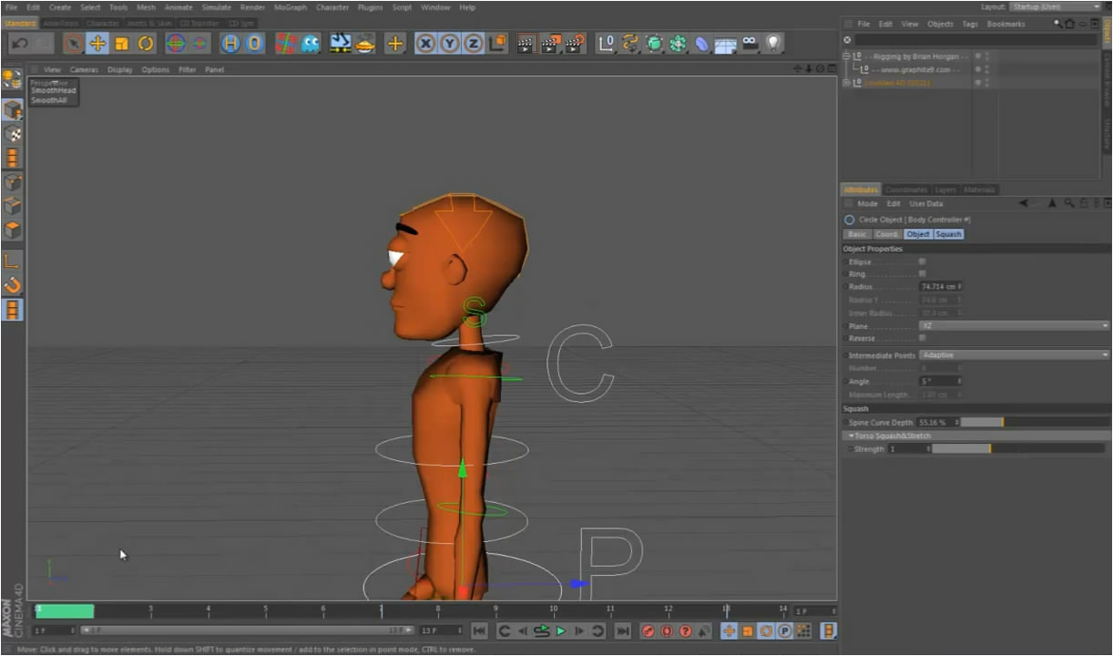 cinema 4d character template