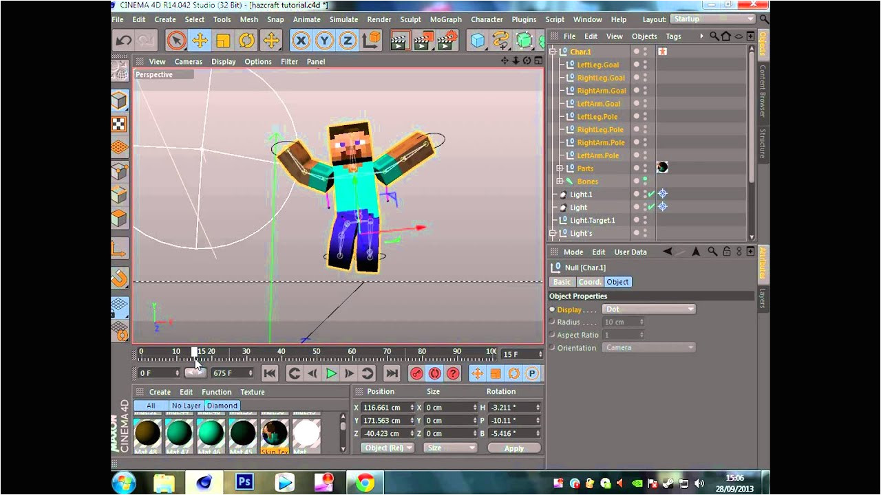 C4d Character Template 1 C4d Character Template Minecraft C4d Character Template Youtube