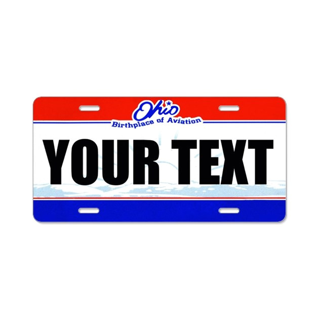 ohio custom license plate 697410295