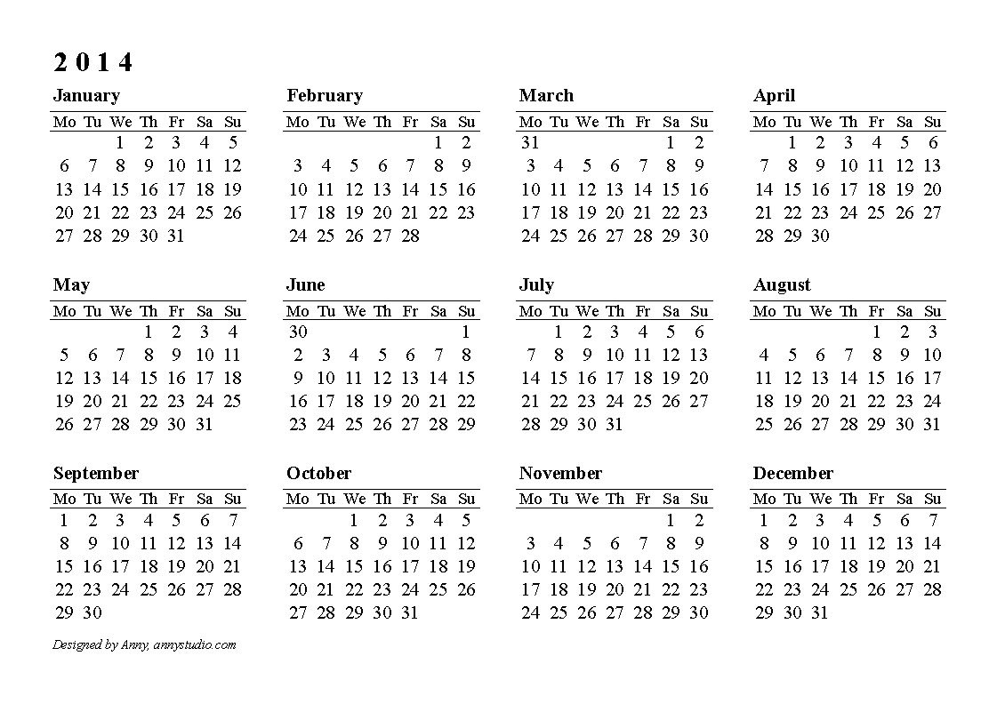 2014 calendar download new 2014 calendars