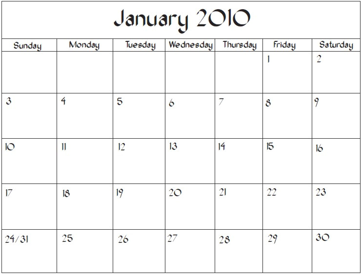 Calendar Template In Word 2010 Word 2010 Calendar Template Great Printable Calendars