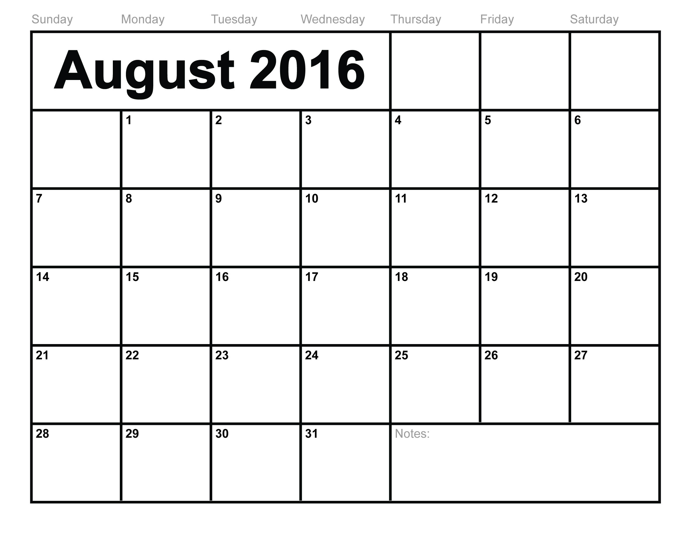 Calendar Template to Type In Blank Calendar Template 2016 that You Can Type In