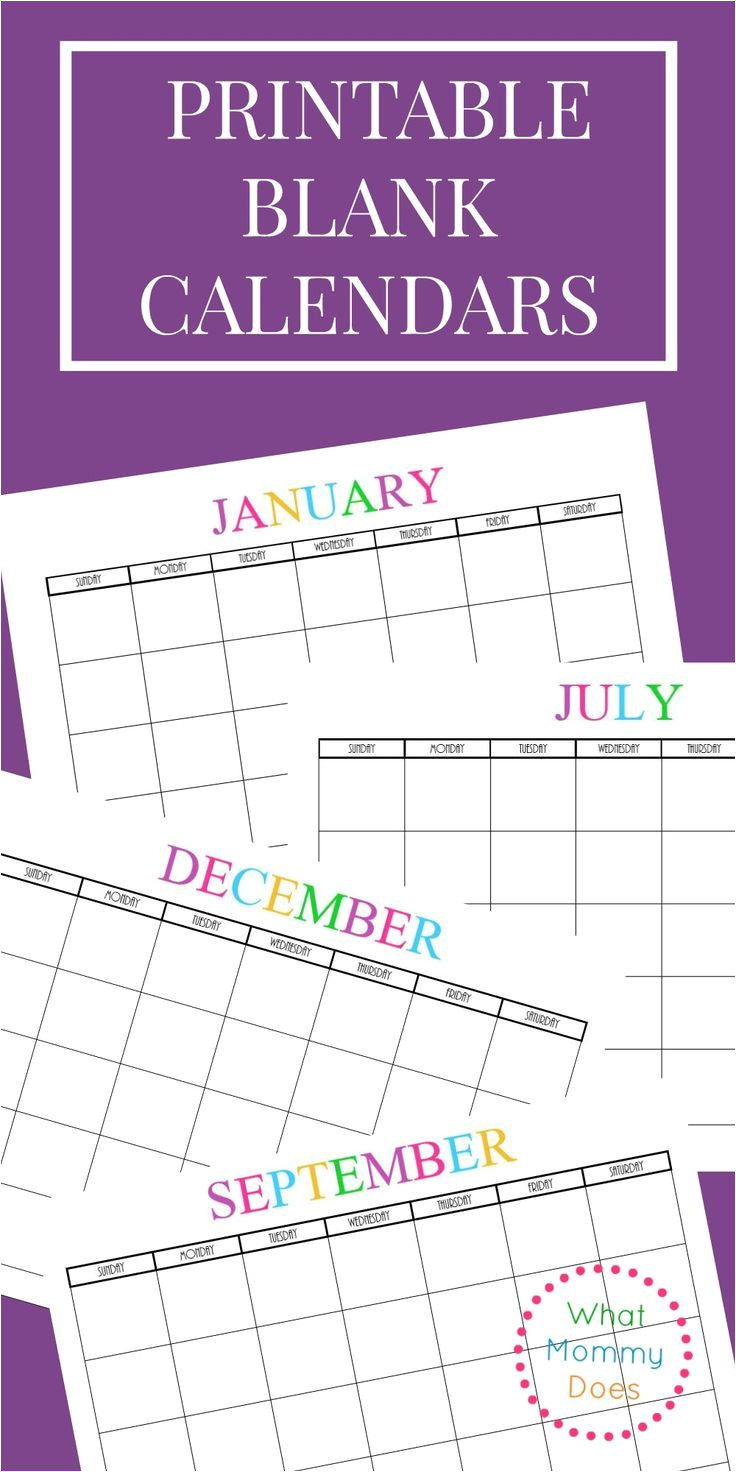 blank calendar template 2018 that you can type in