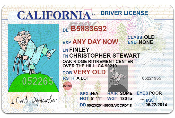 send 1 california drivers license photoshop template