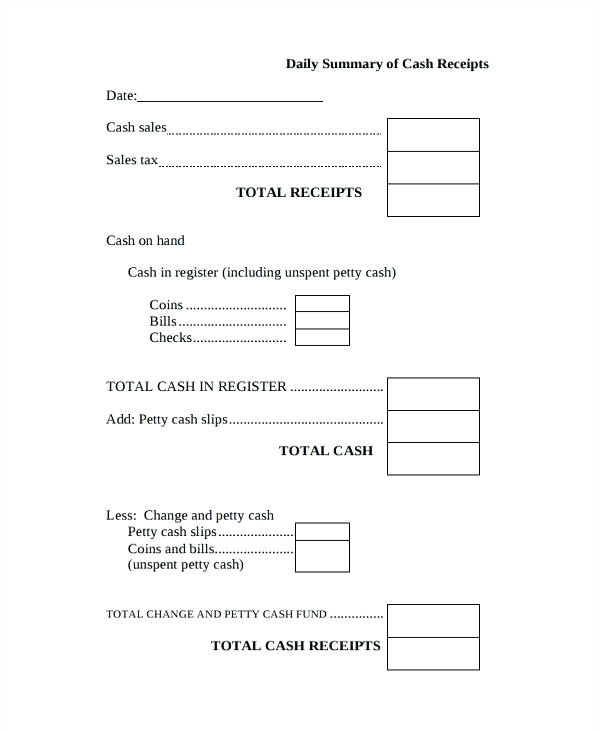 cash register receipt template