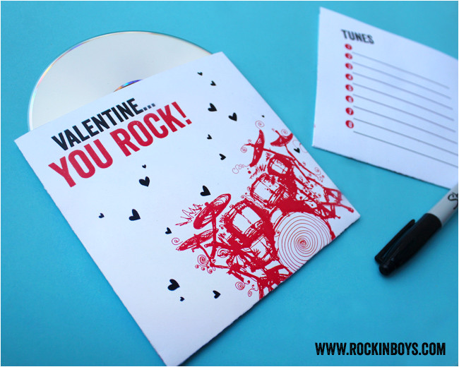 valentine cd case and printable