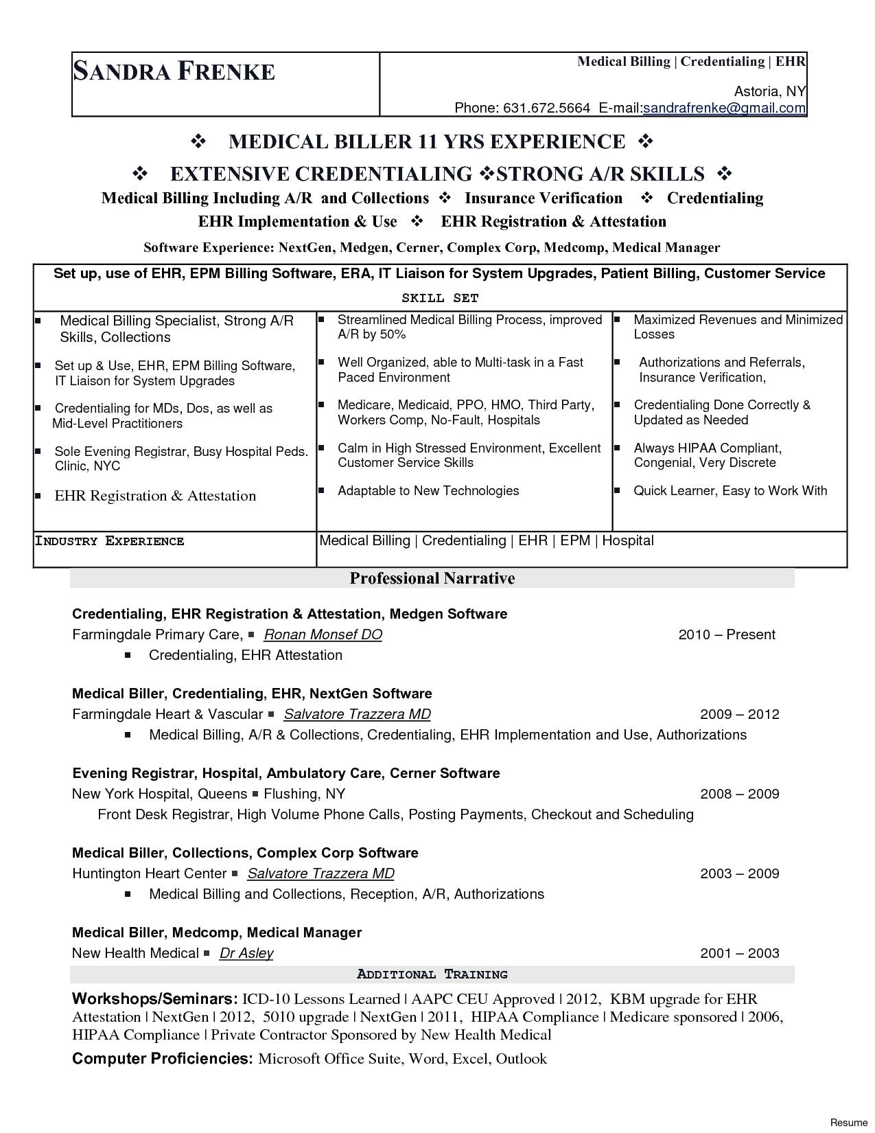 cerner resume samples lovely medical billing contract template and resume clerk job description
