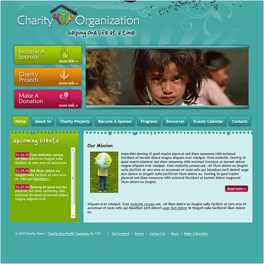 133 charity template