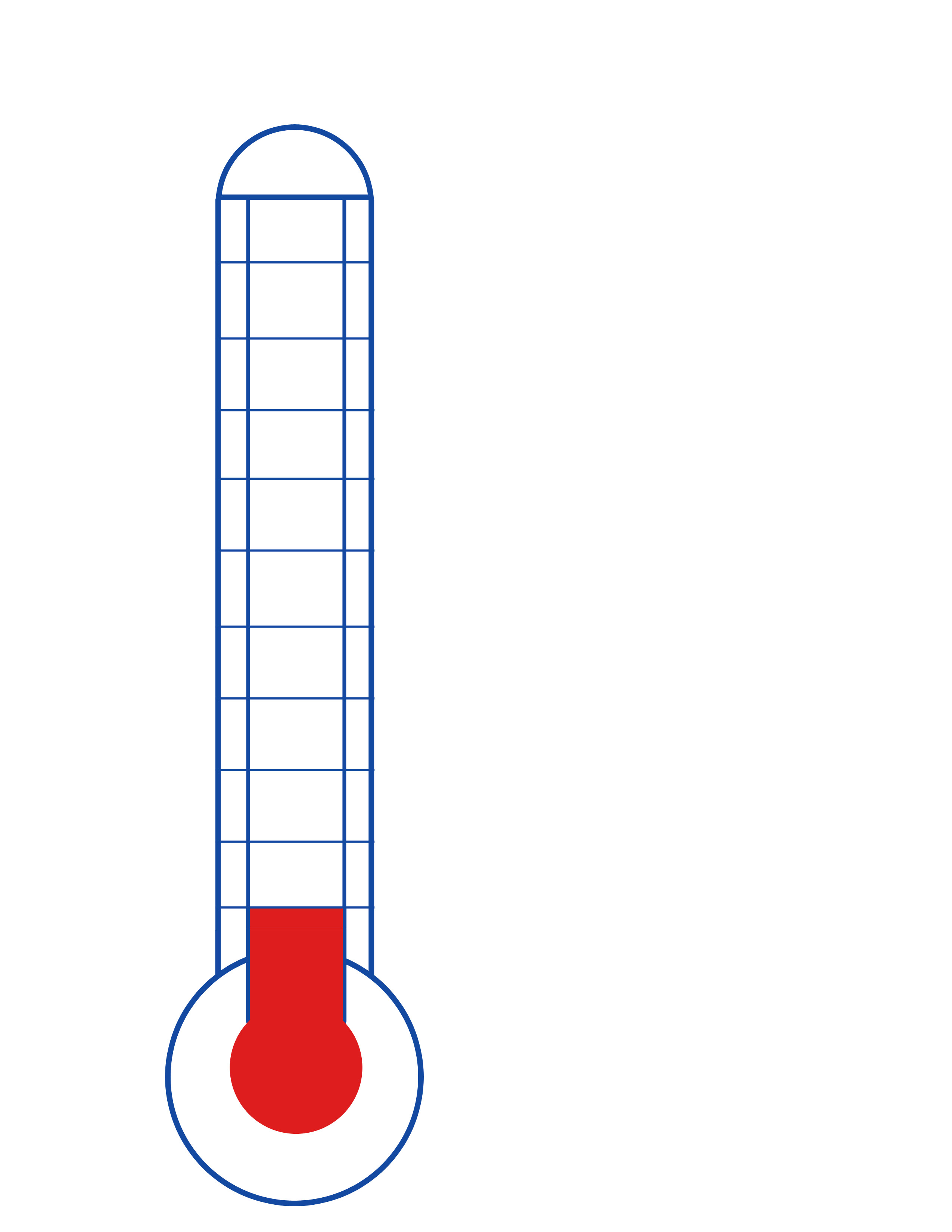 fundraising thermometer template