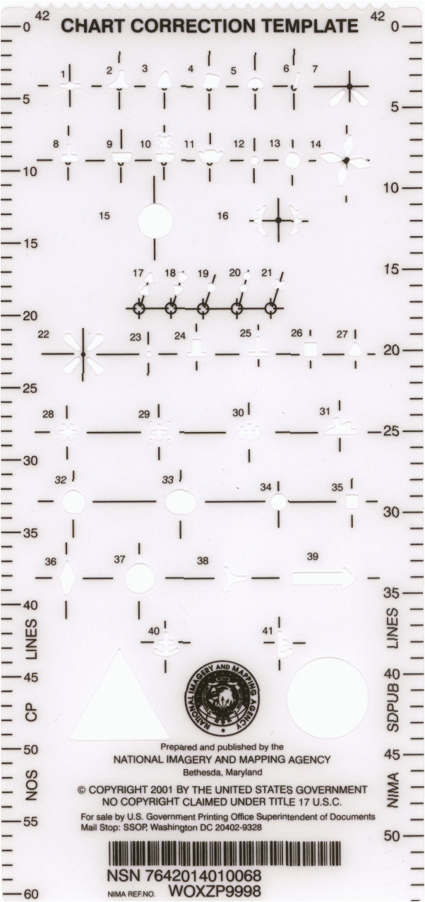 Chart Correction Template Weems Plath Chart Correction Template