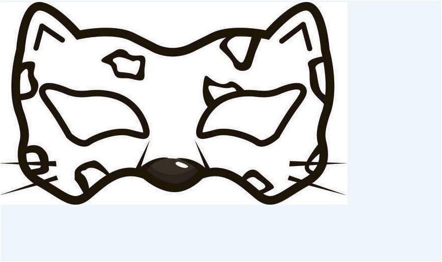Cheetah Face Mask Template Printable Cheetah Mask
