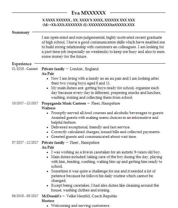 Childminder Cv Template Childminder Cv Template Image Collections Template