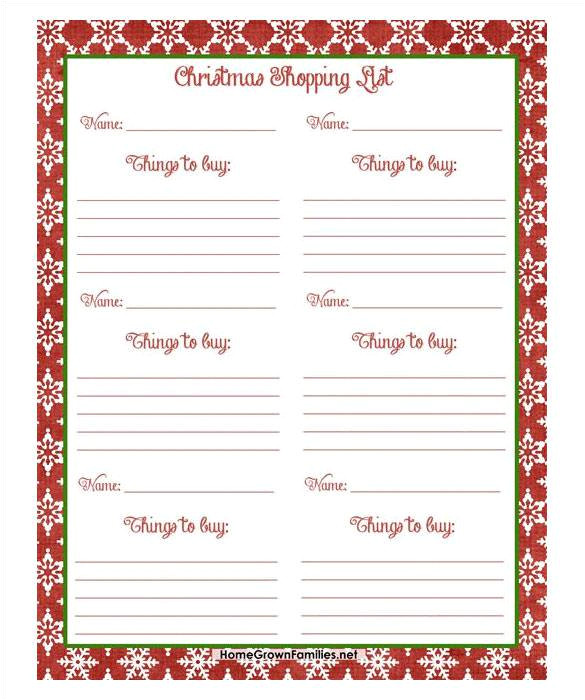 Christmas Wish List Template Pdf 24 Christmas Wish List Template to Fill Out by Everyone