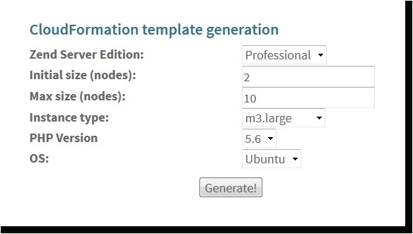 cloudformation template generator