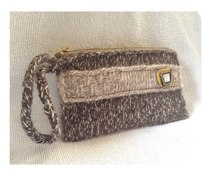 easy clutch purse elegant women handbag free knitting patterns