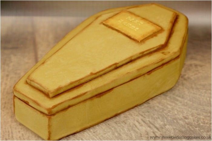 coffin cake template