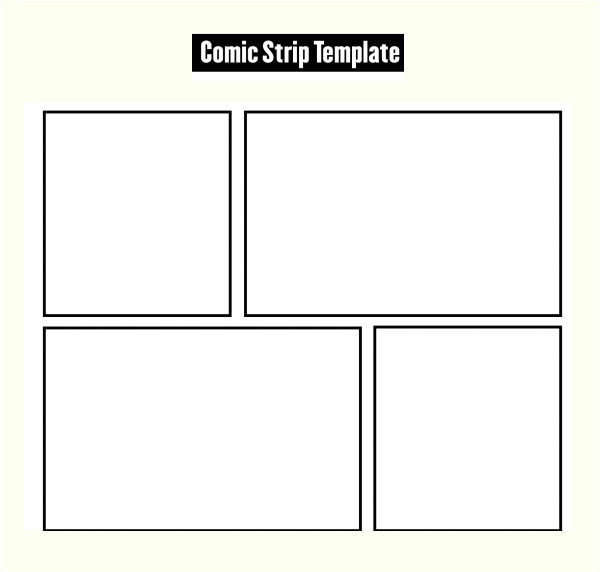 comic strip template