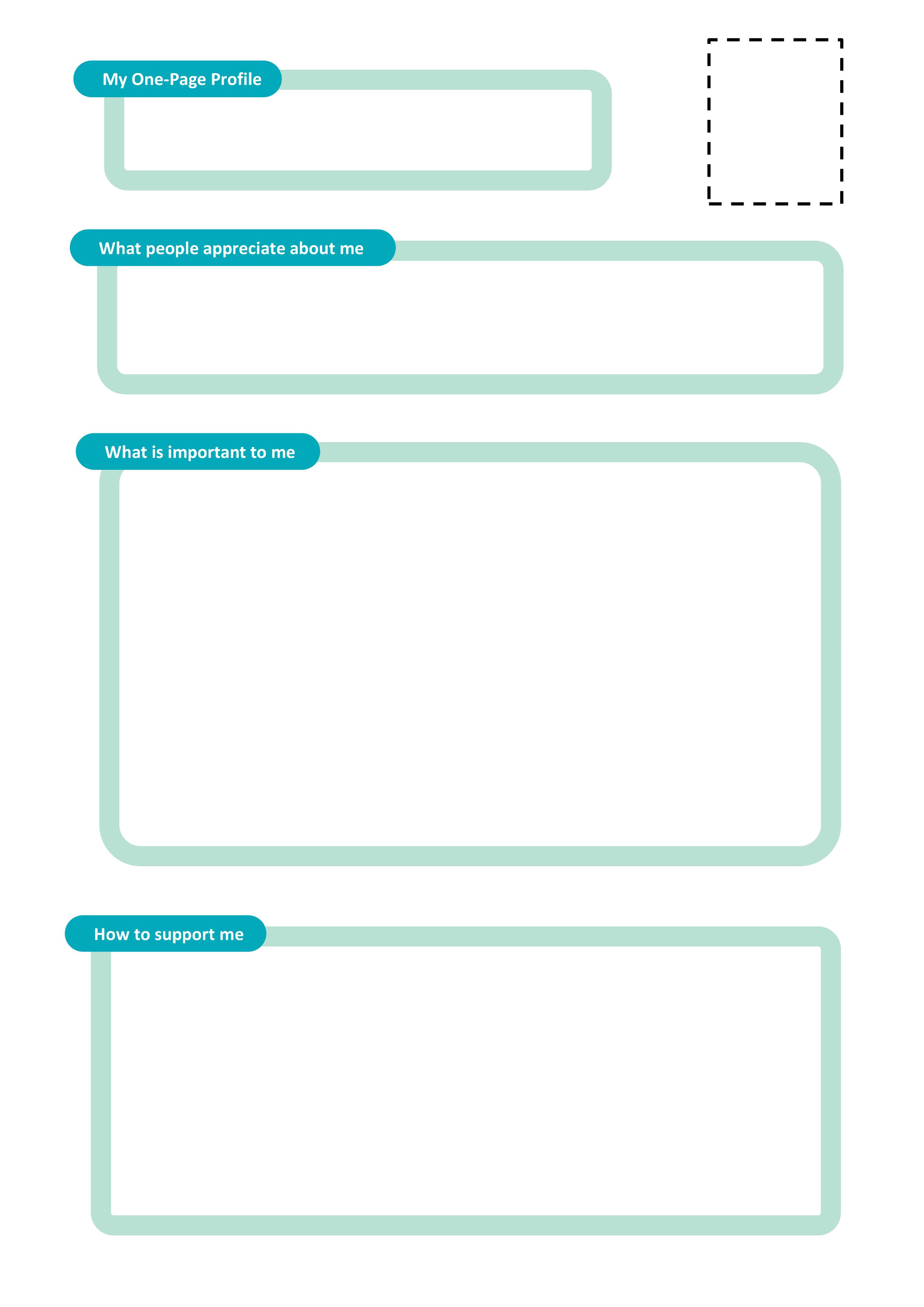 Communication Profile Template One Page Profile Templates Helen Sanderson associates