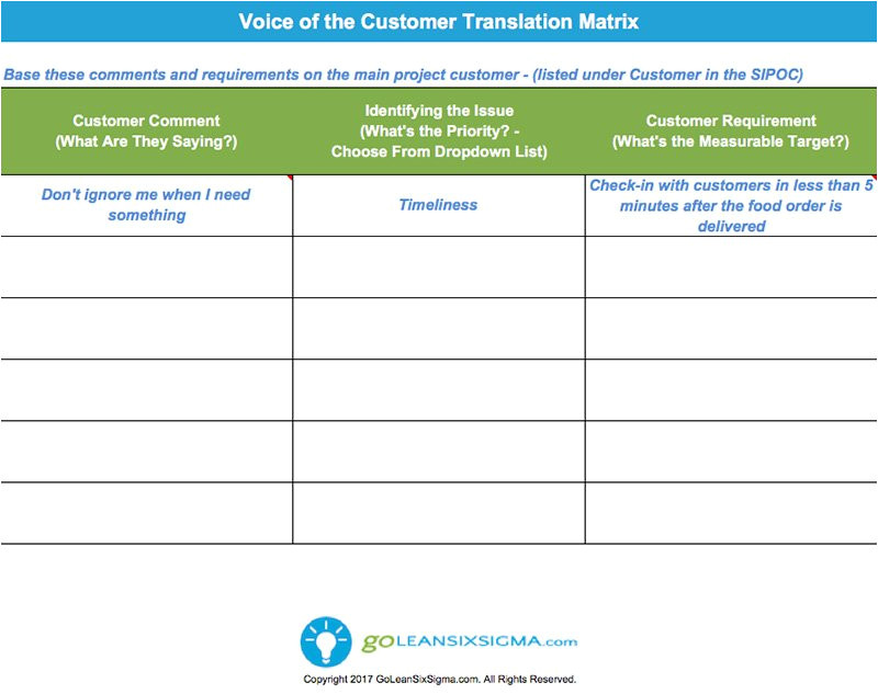 voice of the customer templates 10 things nobody told you about voice of the customer templates 6536