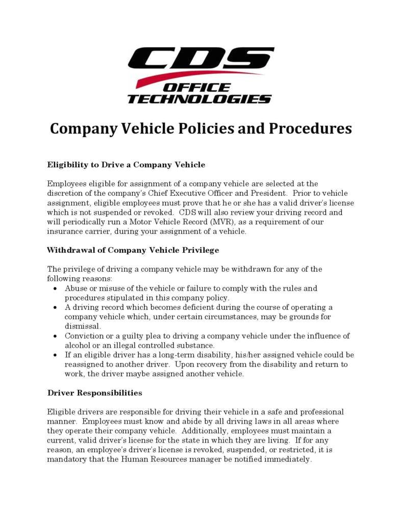 Company Driving Policy Template 10 Sample Company Policy Templates Free Premium Templates