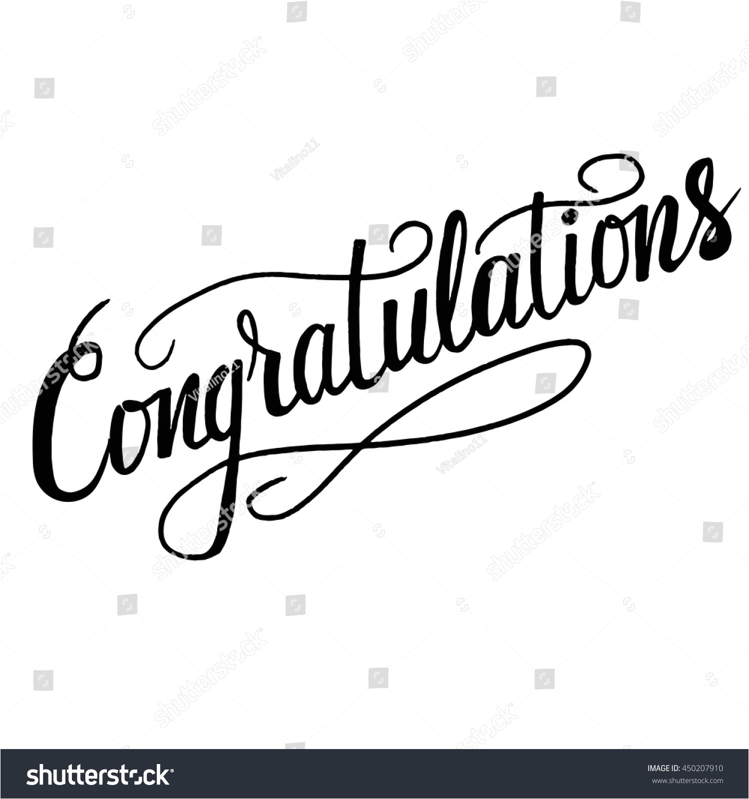 Congratulations Sign Template Congratulationstexttemplate Banner Card Vector