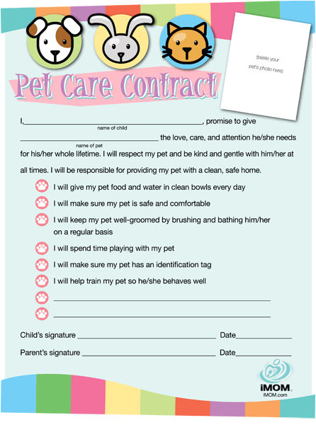 pet care contract