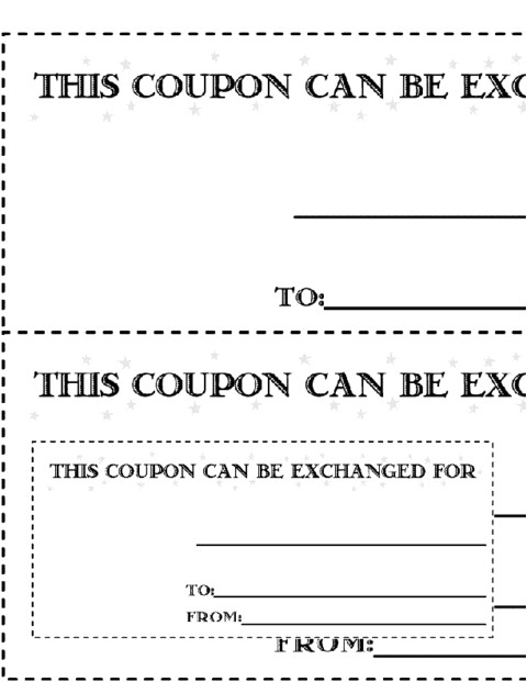 free coupon templates