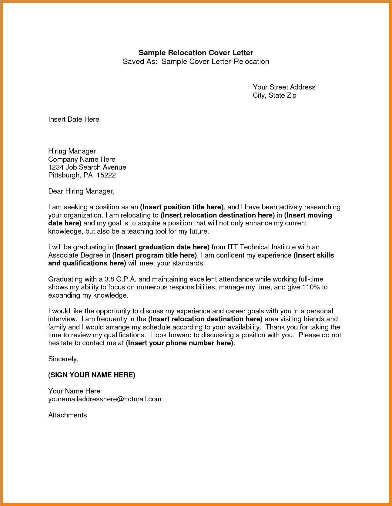Cover Letter About Relocating 8 Relocation Notice Template Appeal Leter
