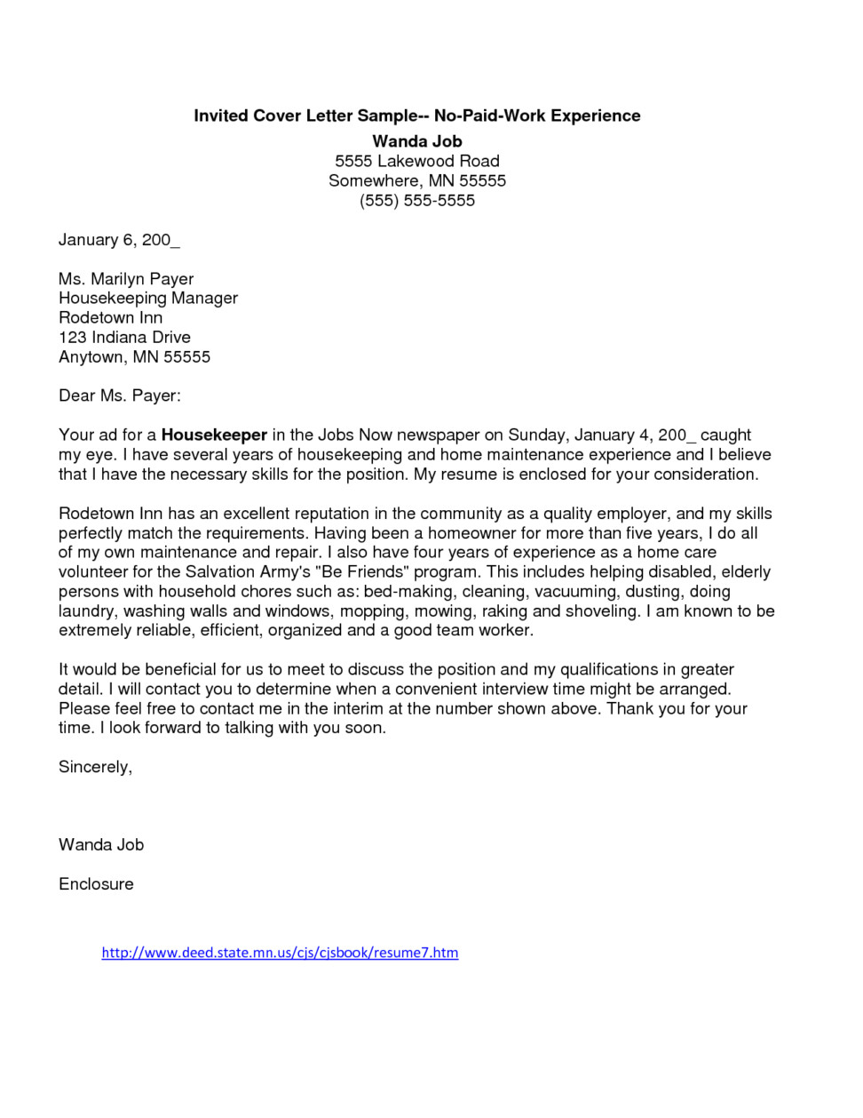 Cover Letter Examples for High School Students with No Experience Sample Cover Letter for High School Student with No Work