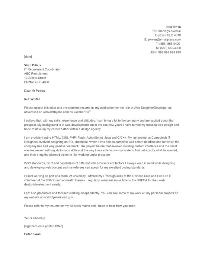 Cover Letter Examples for Science Jobs Cover Letter Computer Science Resume Badak