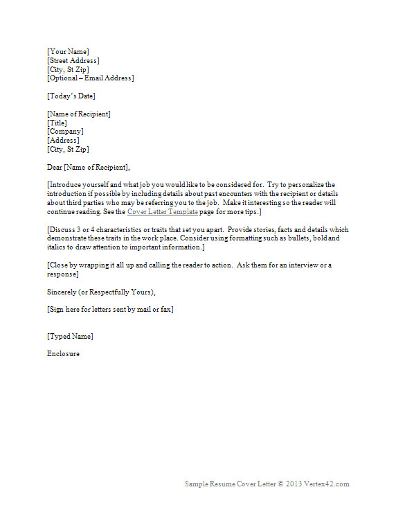 Cover Letter for Cv In Word format Resume Cover Letter Template for Word Sample Cover Letters