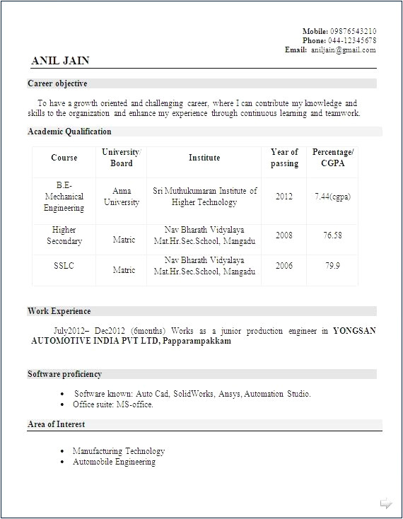 cover letter for fresher electronics engineer