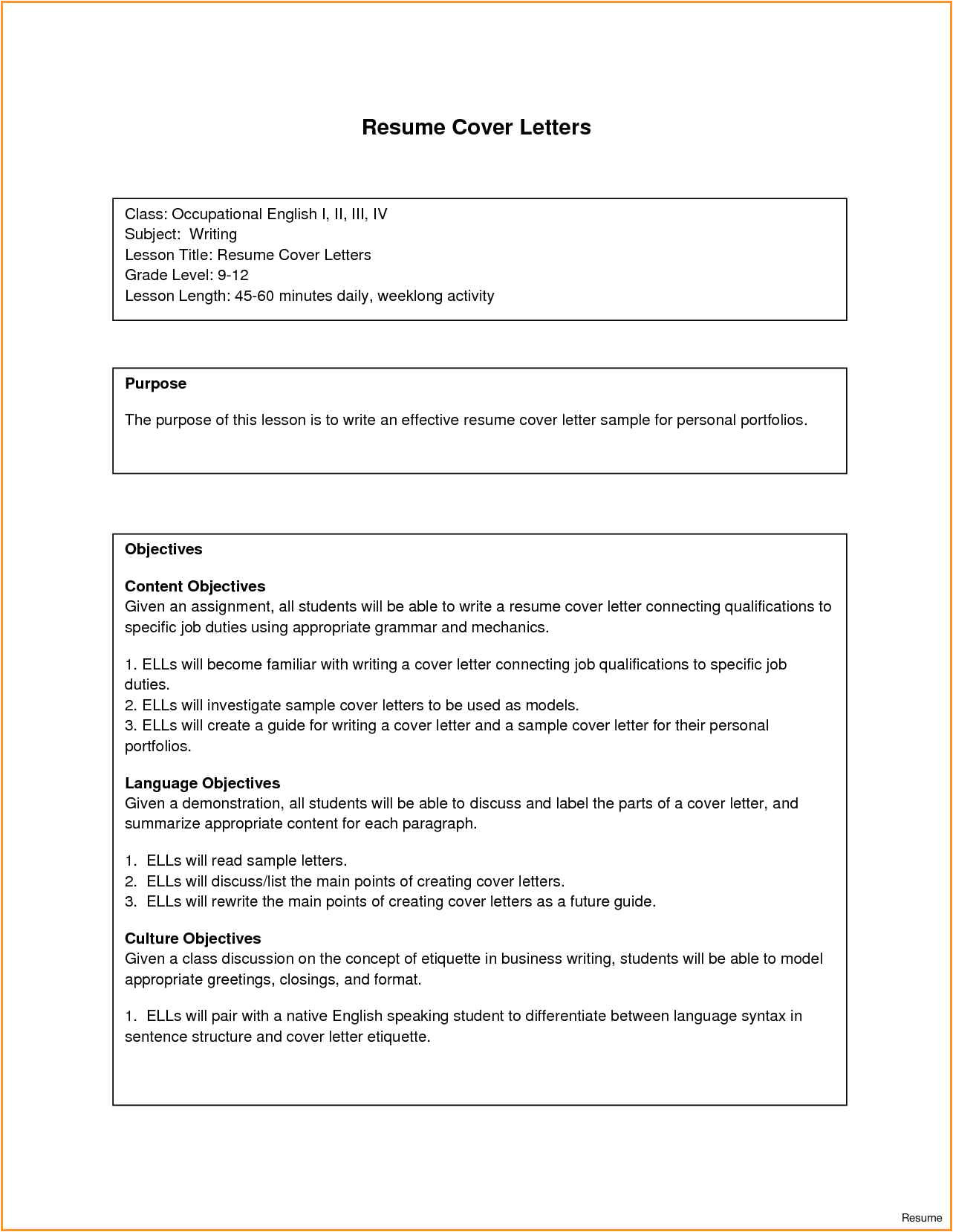 9 job application in english for class 12