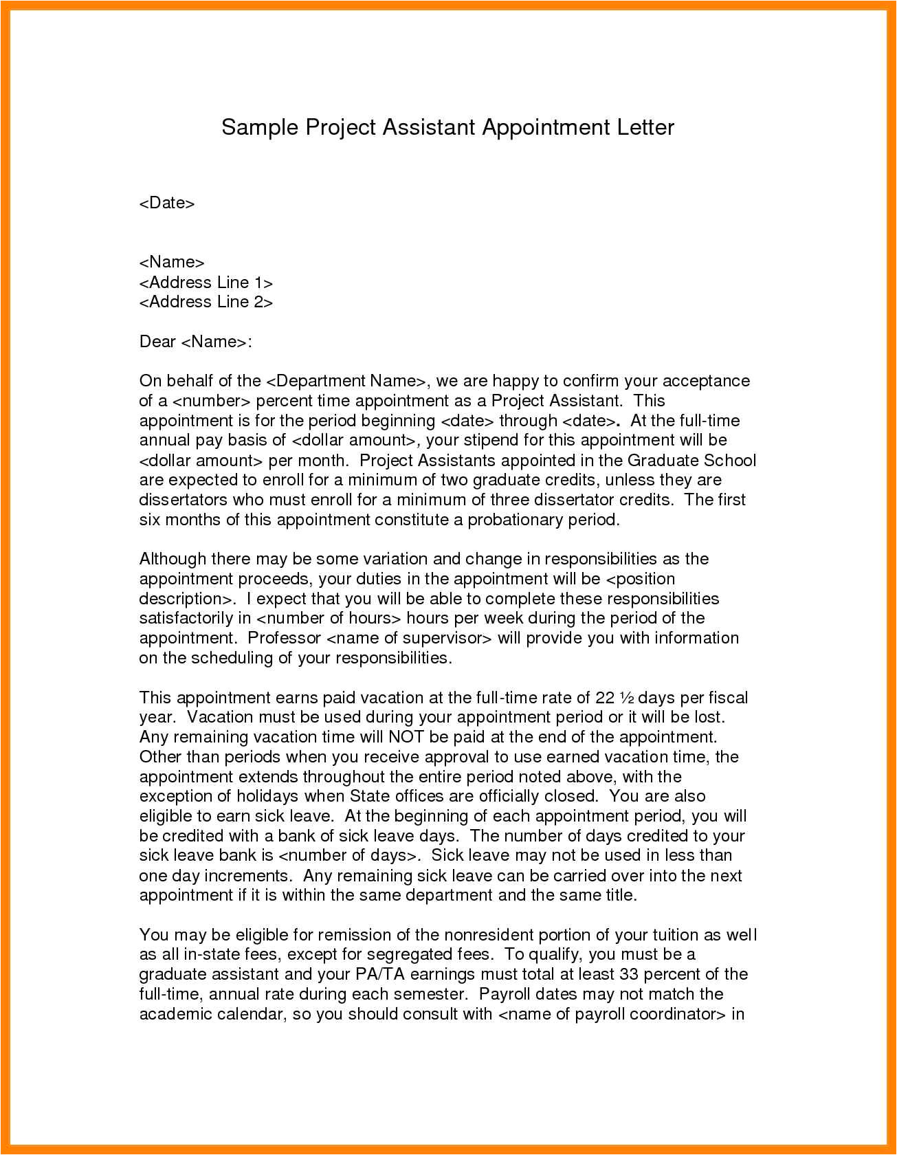 6 cover letter for graduate assistantship