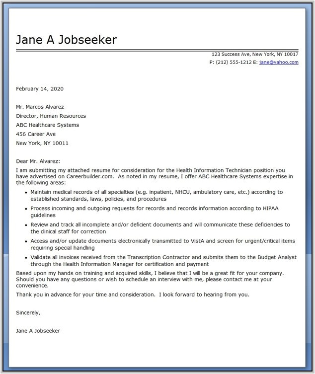 sample cover letter for resume human resources assistant 294