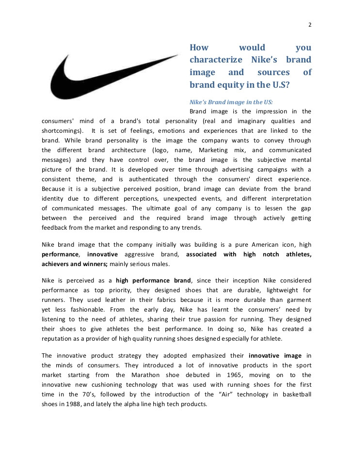 brand managment nike building a global brand case analysis