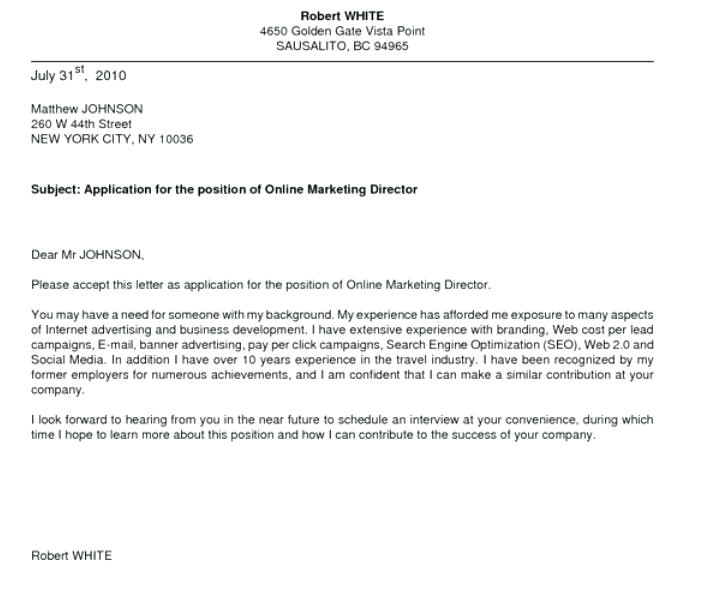 Cover Letter for No Job Posting Cover Letter No Job Posting Chechucontreras Com