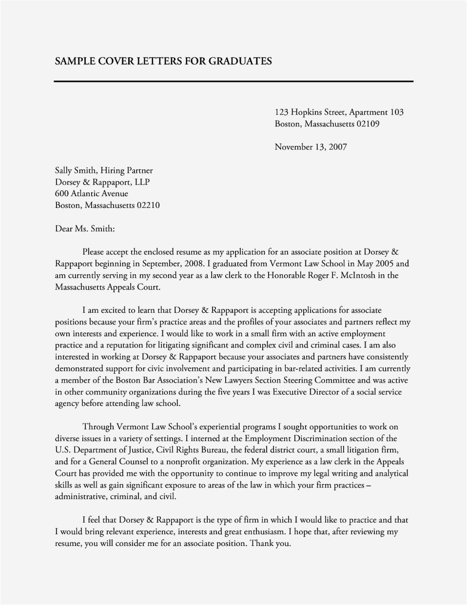 Cover Letter for Paralegal with No Experience Cover Letter for Paralegal Position Resume Template
