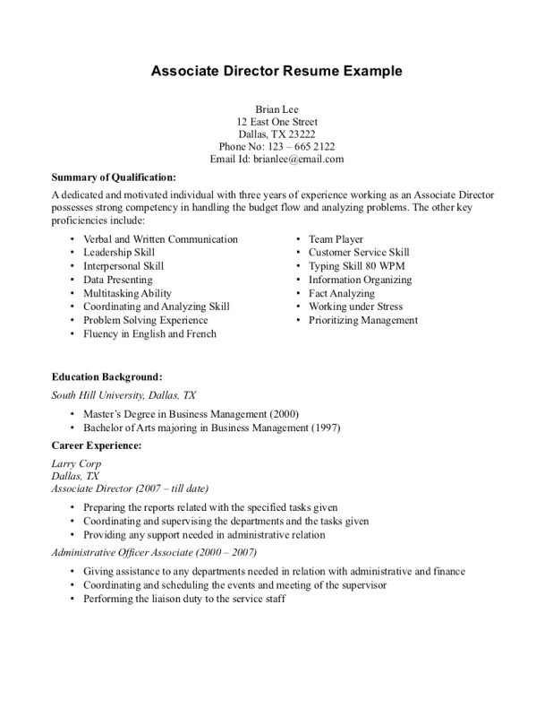 sample resume for sales associate no experience