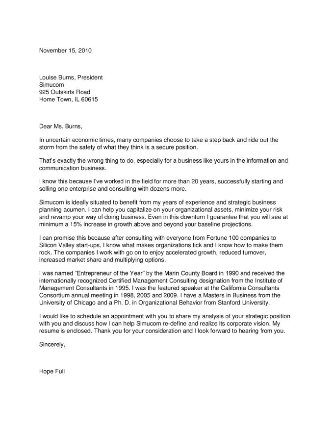Cover Letter for Sending Resume to Consultants Consulting Cover Letter Sample Resume Badak