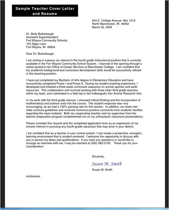 Cover Letter for Teaching Position at University Application Letter Sample Cover Letter Sample for