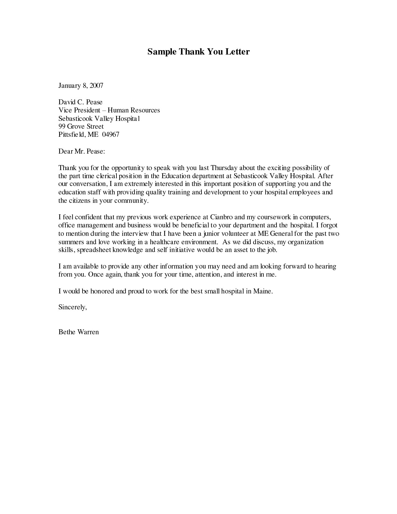 Cover Letter Thank You for the Opportunity Thank You Letter for Business Opportunity Resume Acierta Us