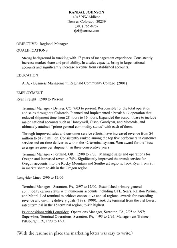 cover letter to former employer