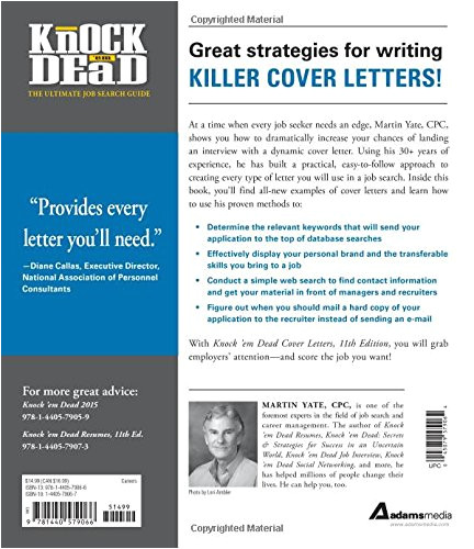 Cover Letters that Knock Em Dead Knock 39 Em Dead Cover Letters Cover Letters and Strategies