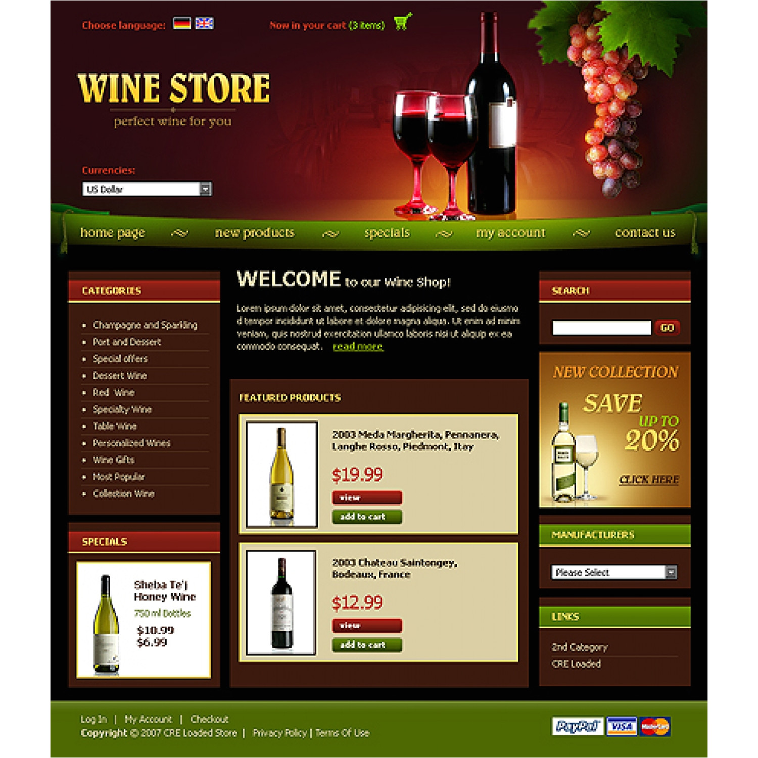 wine shop 15282 cre loaded template