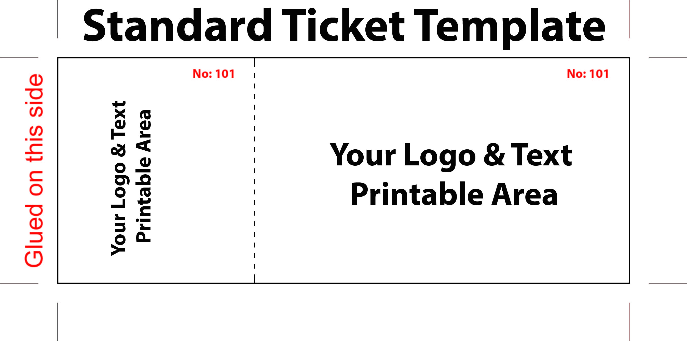 Create A Ticket Template Free 1 Create A Ticket Template Free Free Editable Standard Ticket Template Example for Concert